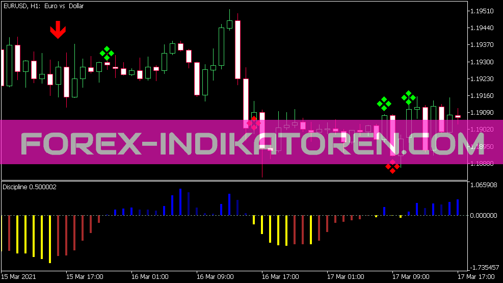 Indicatore di disciplina per MT5