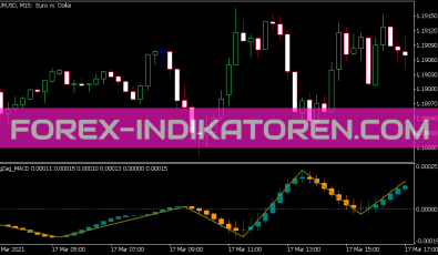 Zig Zag MACD Candle Indikator für MT5