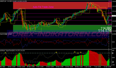 Auto Fib Trade Zone Swing System für MT4