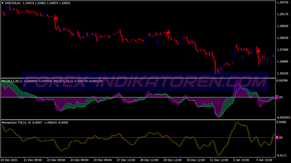 Double Macd Momentum Trading System für MT4