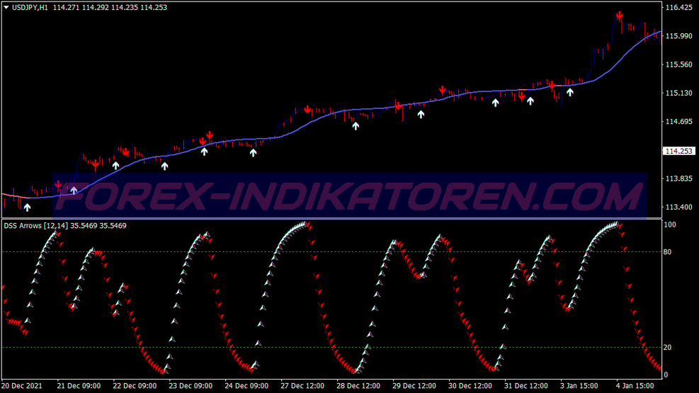 Dss Arrow Filter Trading System für MT4