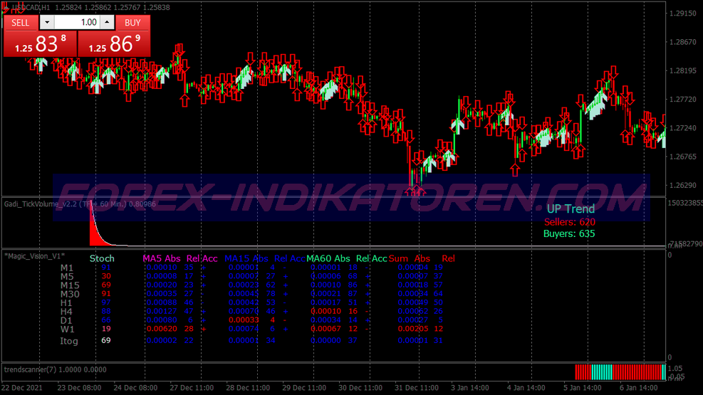 Magic Vision Sistema di Trading Scalping per MT4