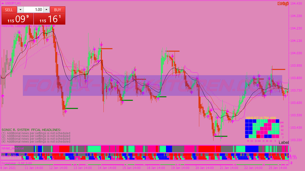 Nihilist Dynamic Filtered Trading System für MT4