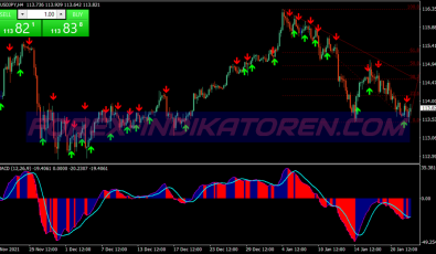 Ribbon Filled Binary Options System für MT4