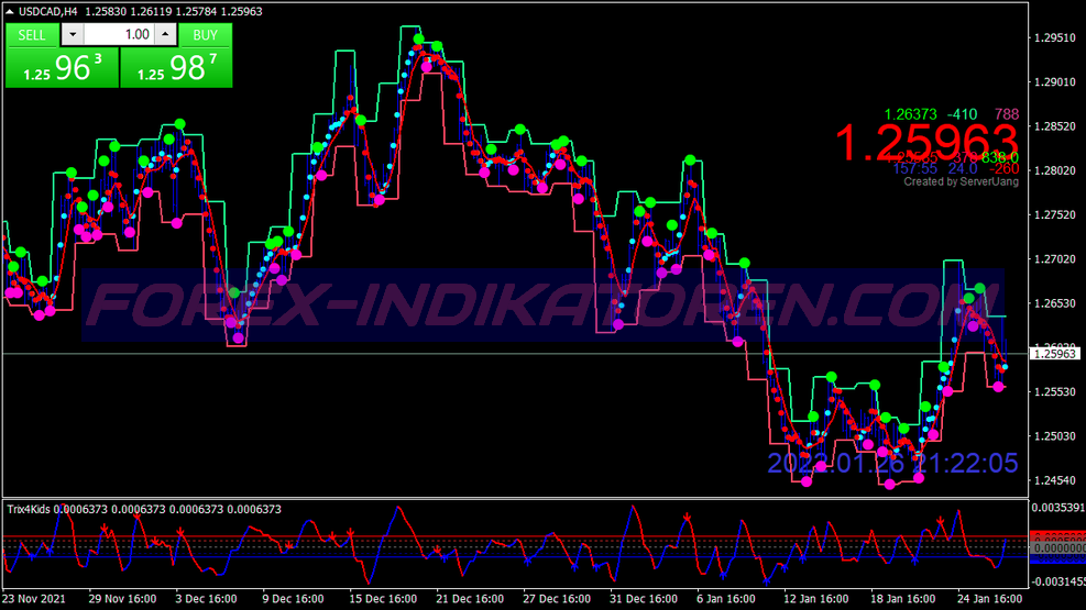 Trix Shanky Binary Options Trading System für MT4