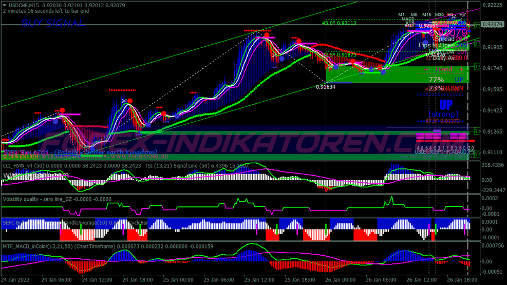 Turbo Signals Swing Trading System pour MT4